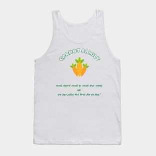 B&WNIC Carrot Family Tank Top